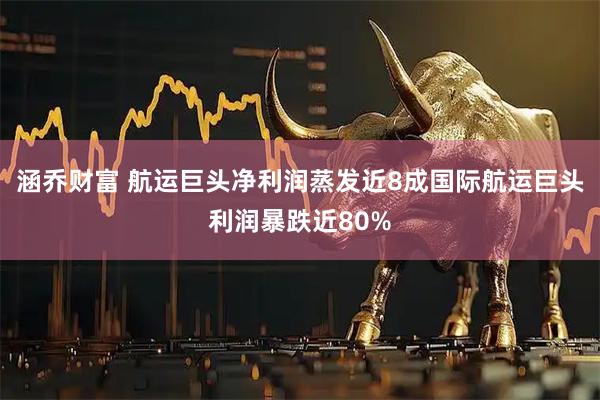 涵乔财富 航运巨头净利润蒸发近8成国际航运巨头利润暴跌近80%